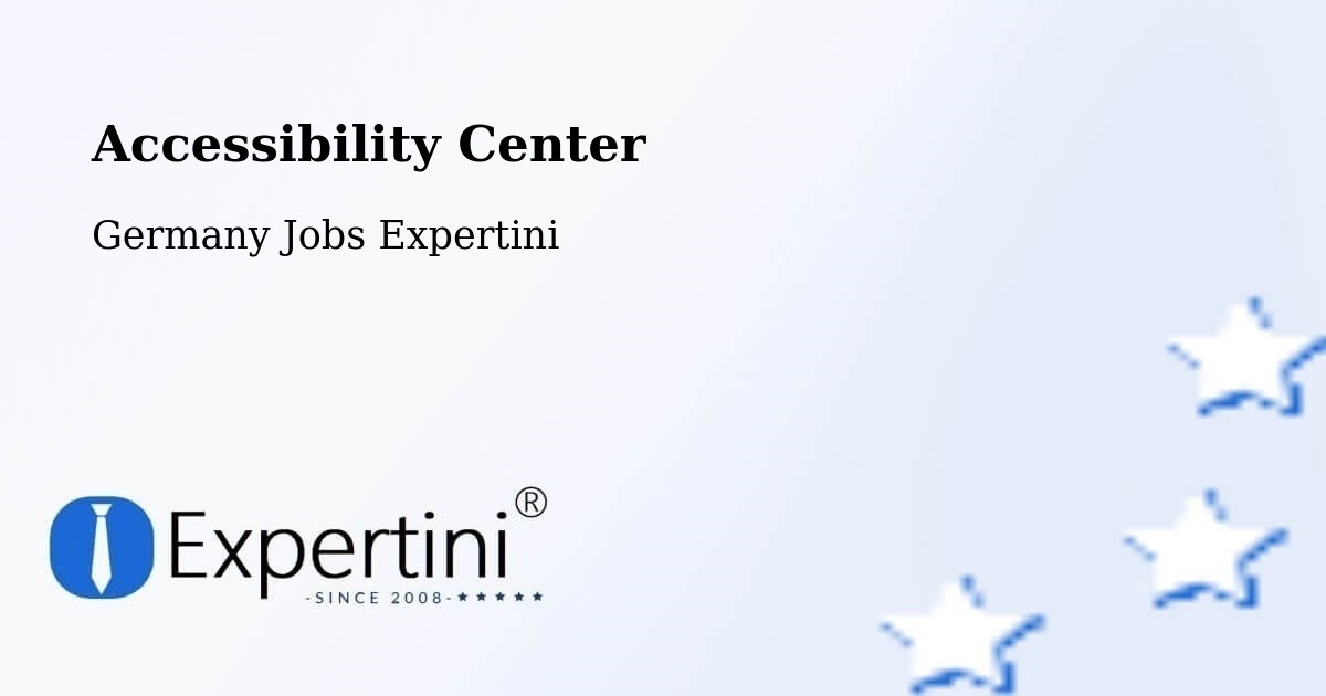 Accessibility Center - Germany Jobs Expertini