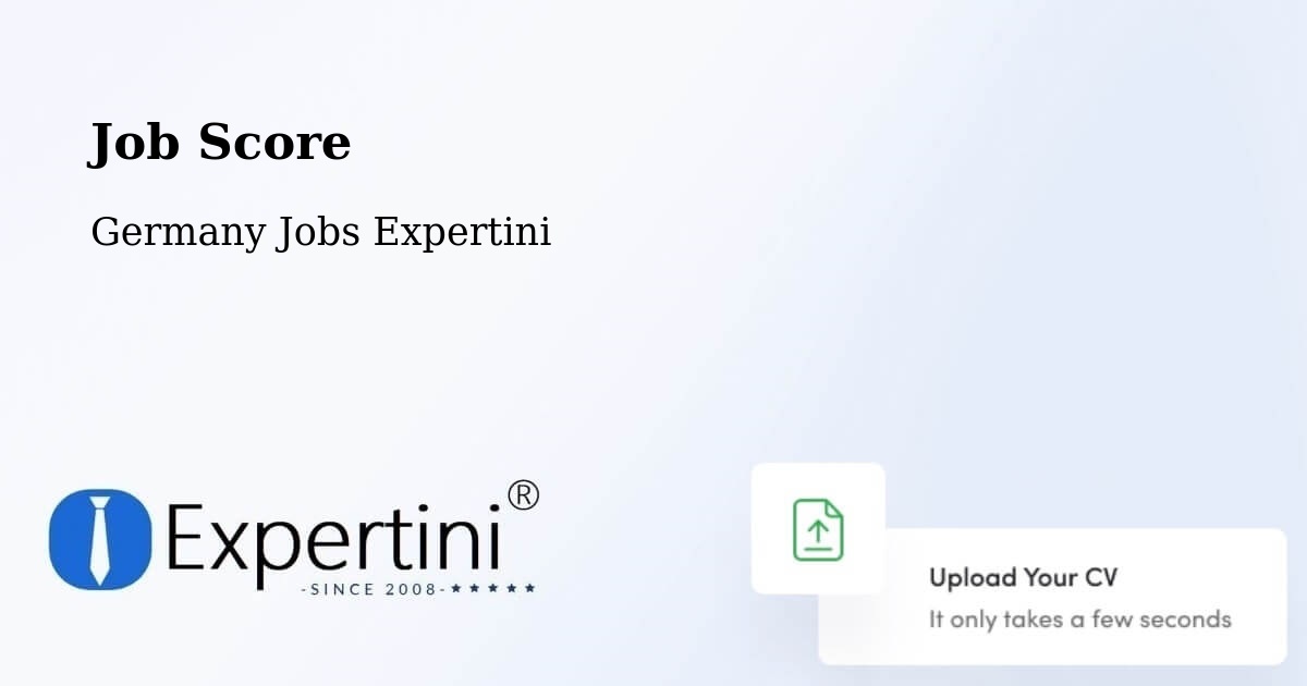 Job Score & Job Description Score Tool – Dohna - Germany Jobs Expertini